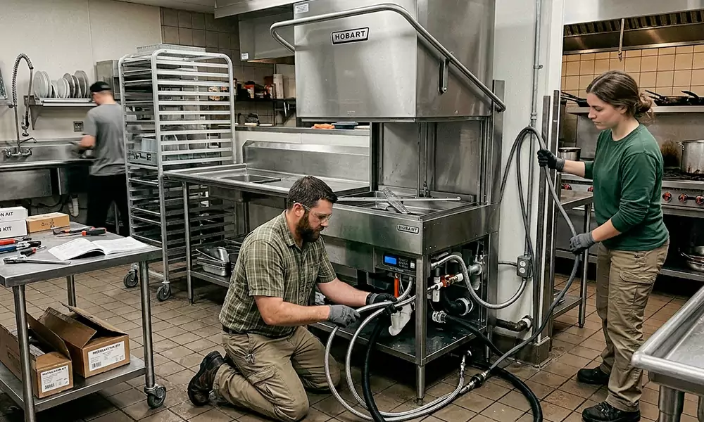 Commercial Dishwasher Installation in Chelsea, MA