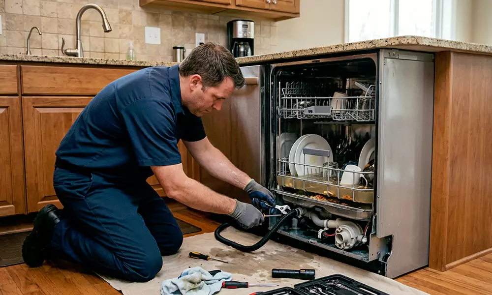 Dishwasher Not Draining Repair in Chelsea, MA