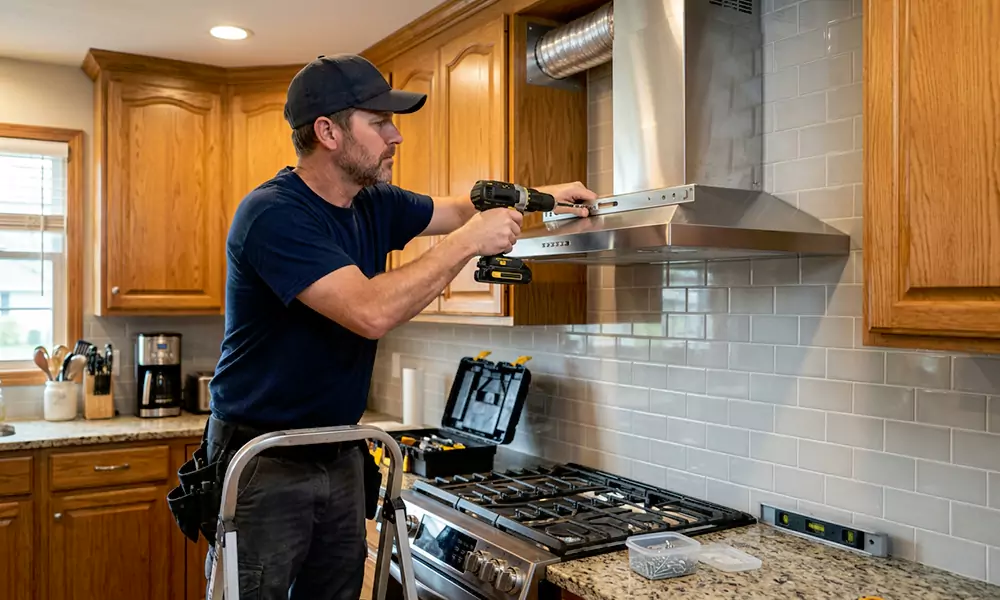 Range Hood Installation in Chelsea, MA
