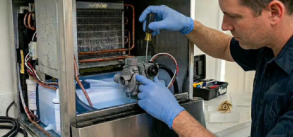 Commercial Ice Maker Water Pump Repair in Chelsea