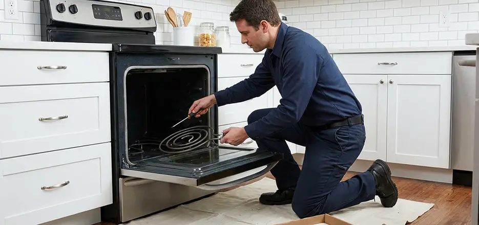 Oven Lower Heating Element Replacement in Chelsea