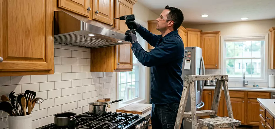 Wood Range Hood Installation Chelsea