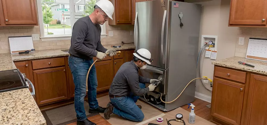 Propane Refrigerator Installation in Chelsea